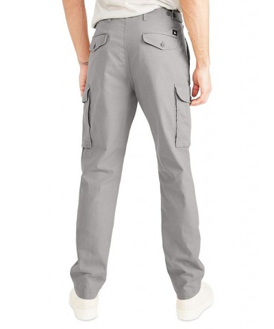 Men's Alpha Tapered-Fit Cargo Pants Gray $40.18 Pants