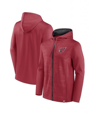 Men's Branded Cardinal, Black Arizona Cardinals Ball Carrier Full-Zip Hoodie $39.95 Sweatshirt