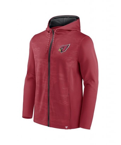 Men's Branded Cardinal, Black Arizona Cardinals Ball Carrier Full-Zip Hoodie $39.95 Sweatshirt