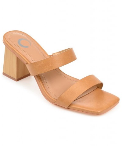 Women's Nolla Sandals Brown $49.49 Shoes