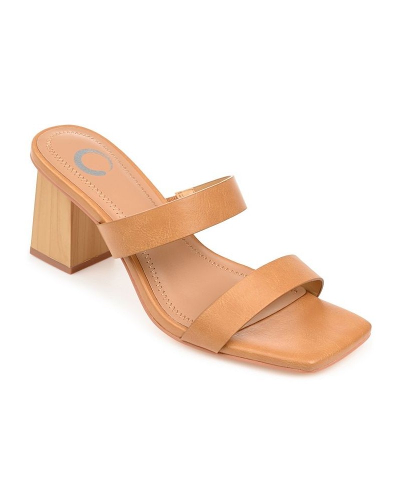 Women's Nolla Sandals Brown $49.49 Shoes