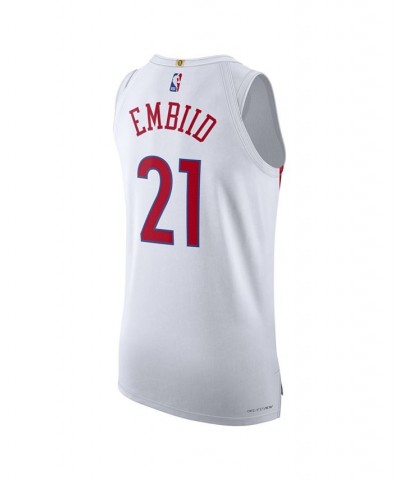 Men's Joel Embiid White Philadelphia 76ers 2022/23 City Edition Authentic Player Jersey $73.50 Jersey