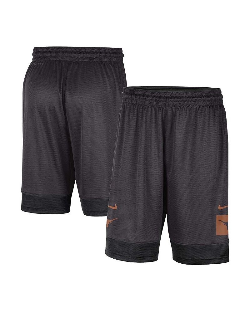 Men's Charcoal Texas Longhorns Performance Fast Break Shorts $28.31 Shorts