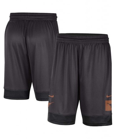 Men's Charcoal Texas Longhorns Performance Fast Break Shorts $28.31 Shorts