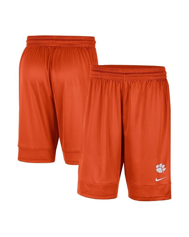 Men's Orange Clemson Tigers Fast Break Team Performance Shorts $19.35 Shorts