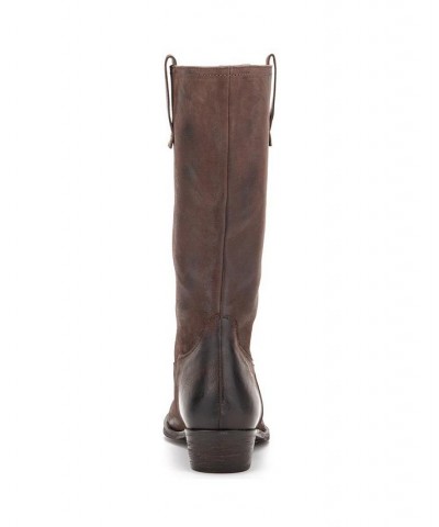 Women's Aliza Tall Boot Brown $46.00 Shoes