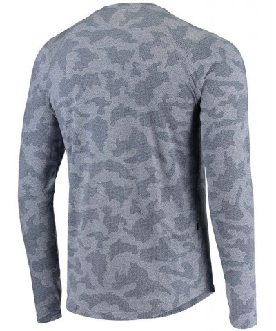 Men's Navy Chicago Bears Camo Performance Long Sleeve T-shirt $36.39 T-Shirts