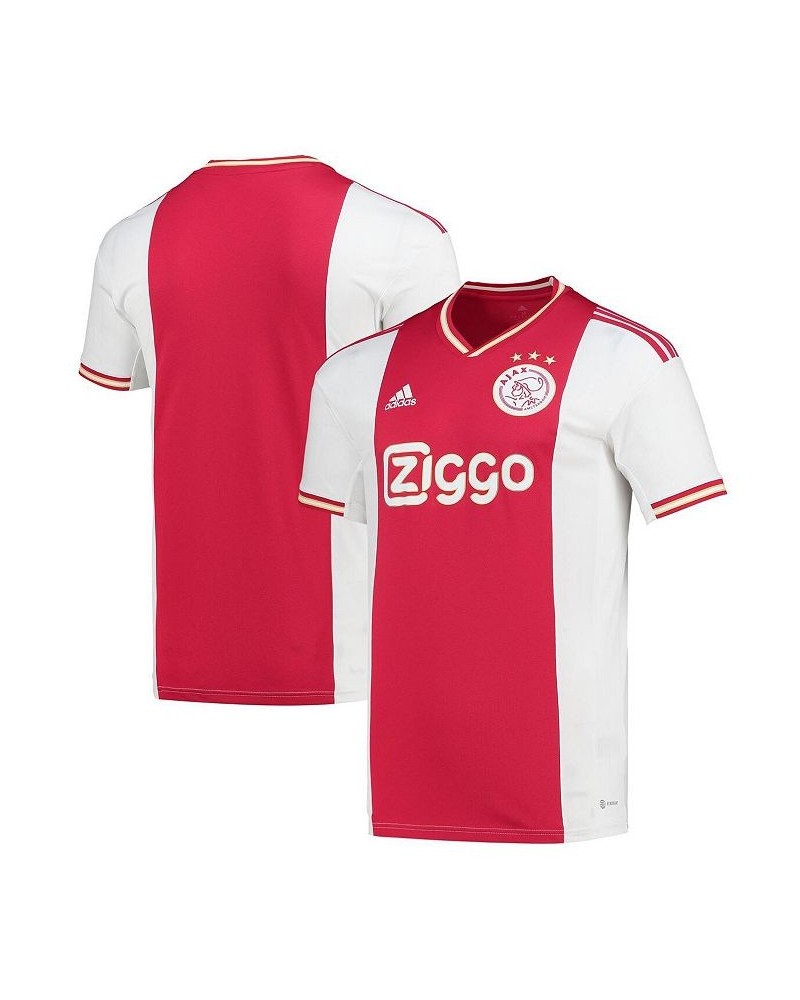 Men's Red Ajax 2022/23 Home Replica Jersey $43.00 Jersey