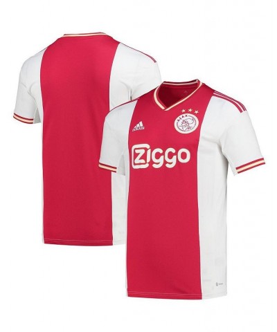 Men's Red Ajax 2022/23 Home Replica Jersey $43.00 Jersey