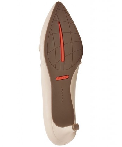 Women's Kalila Gathered Pumps Tan/Beige $39.10 Shoes