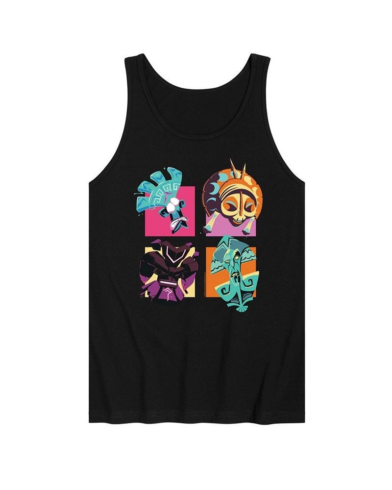 Men's Crash Bandicoot Characters Tank Black $19.59 T-Shirts