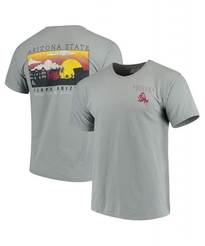 Men's Gray Arizona State Sun Devils Team Comfort Colors Campus Scenery T-shirt $15.64 T-Shirts