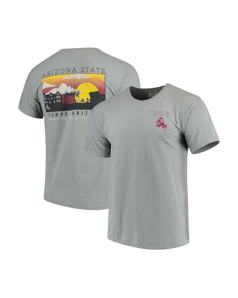 Men's Gray Arizona State Sun Devils Team Comfort Colors Campus Scenery T-shirt $15.64 T-Shirts