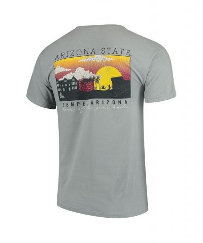 Men's Gray Arizona State Sun Devils Team Comfort Colors Campus Scenery T-shirt $15.64 T-Shirts