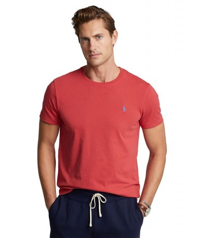 Classic Fit Jersey Crewneck T-Shirt Red $31.85 T-Shirts