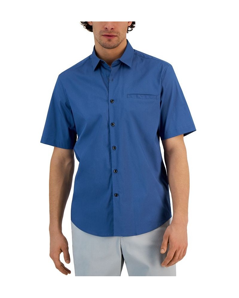 Men's Modern Classic-Fit Stretch Solid Button-Down Shirt PD04 $15.00 Shirts