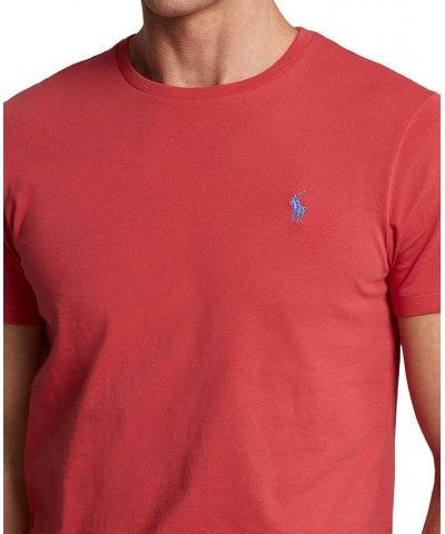 Classic Fit Jersey Crewneck T-Shirt Red $31.85 T-Shirts