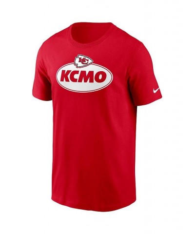 Men's Red Kansas City Chiefs Hometown Collection KCMO T-shirt $13.44 T-Shirts