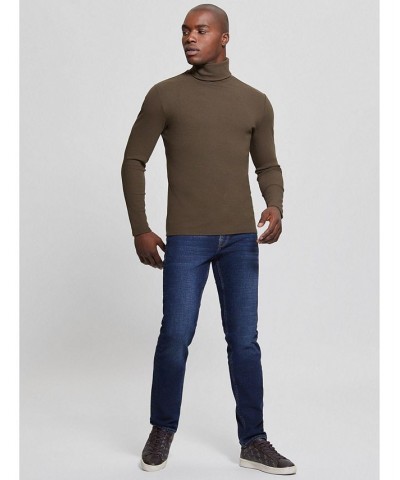 Men's Mateo Turtleneck Long Sleeves T-shirt White $37.95 T-Shirts