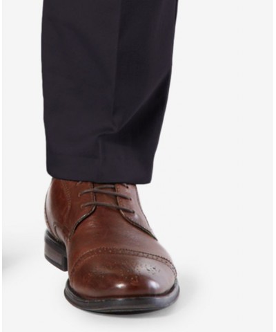 Men's Easy Slim Fit Khaki Stretch Pants Blue $22.00 Pants