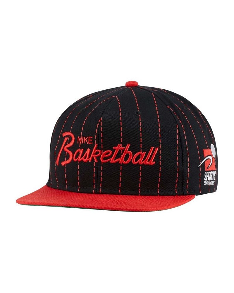 Men's Black, Red Sports Specialties Script Snapback Hat $15.30 Hats