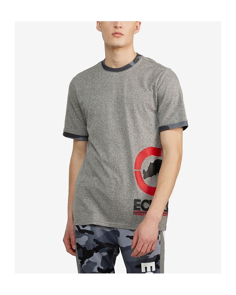 Men's Short Sleeves Rock and Roll T-shirt Gray $25.52 T-Shirts