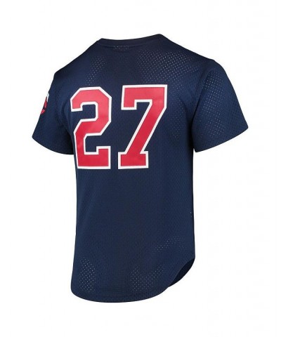 Men's David Ortiz Navy Minnesota Twins 2002 Cooperstown Collection Mesh Batting Practice Jersey $45.00 Jersey