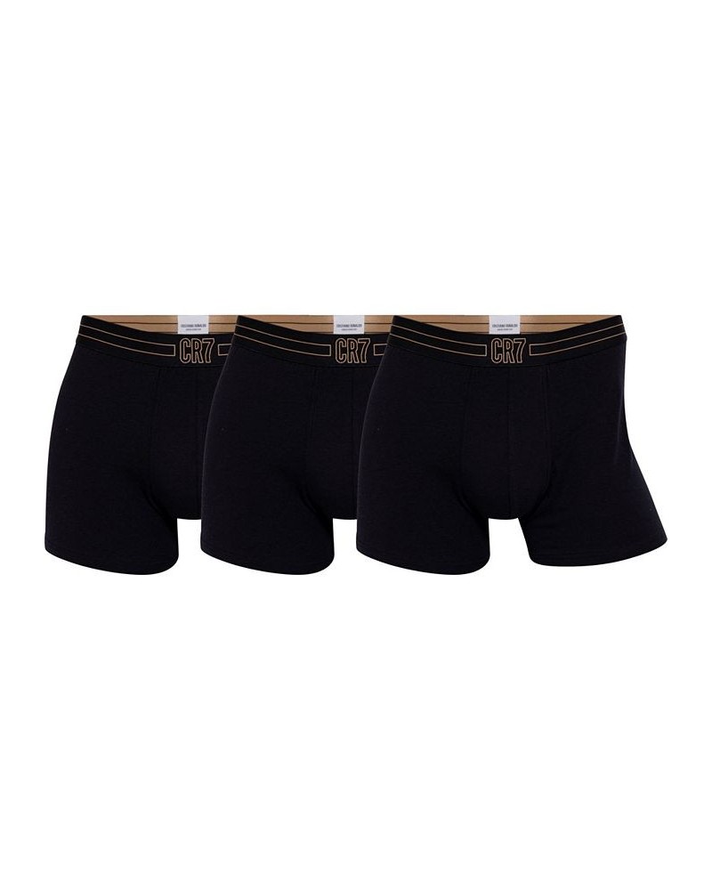 Cristiano Ronaldo Men's Trunk, Pack of 3 Black $28.62 Underwear