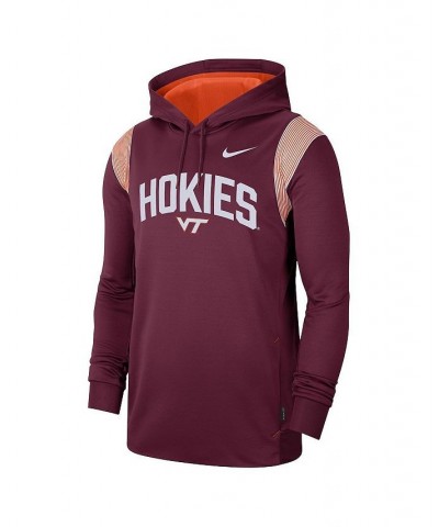 Men's Maroon Virginia Tech Hokies 2022 Game Day Sideline Performance Pullover Hoodie $39.90 Sweatshirt