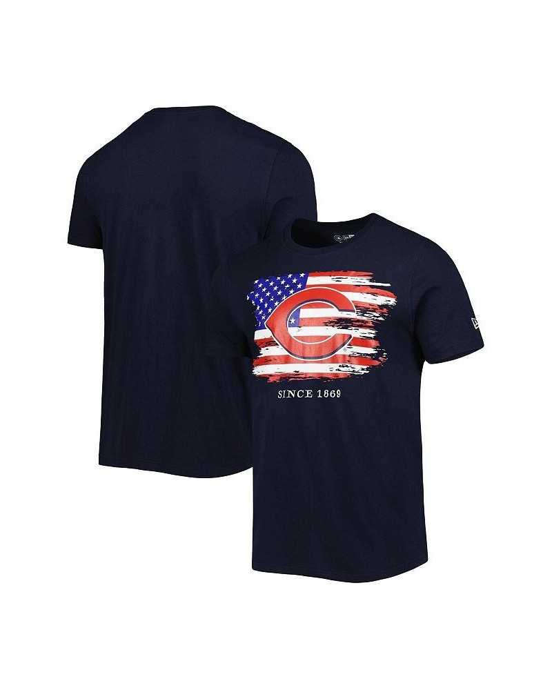 Men's Navy Cincinnati Reds 4th of July Jersey T-shirt $27.35 T-Shirts