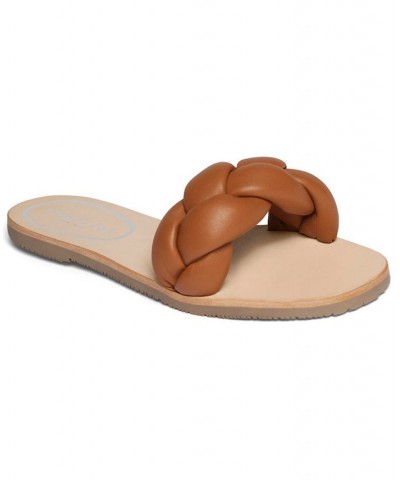 Women's Nellie Braid Slide Sandals PD06 $45.39 Shoes