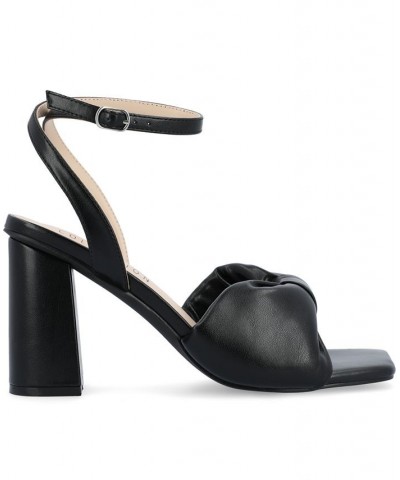 Women's Lottey Bow Sandals Black $46.55 Shoes