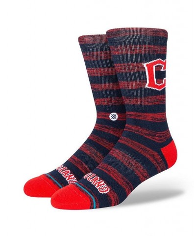 Men's Cleveland Guardians Twist Logo Crew Socks $13.50 Socks