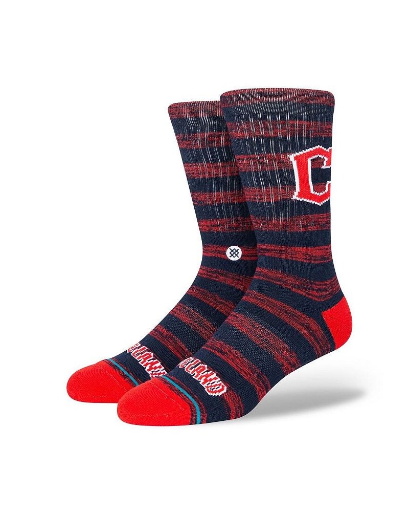 Men's Cleveland Guardians Twist Logo Crew Socks $13.50 Socks