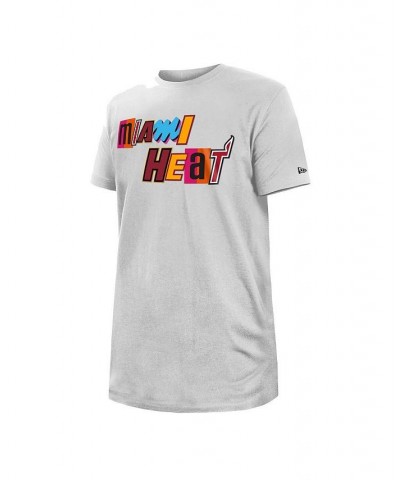 Men's White Miami Heat 2022/23 City Edition Big and Tall T-shirt $26.99 T-Shirts