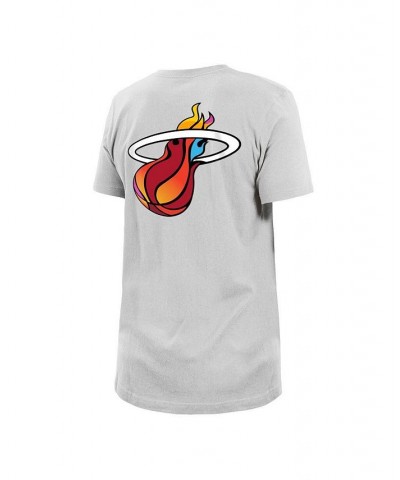 Men's White Miami Heat 2022/23 City Edition Big and Tall T-shirt $26.99 T-Shirts