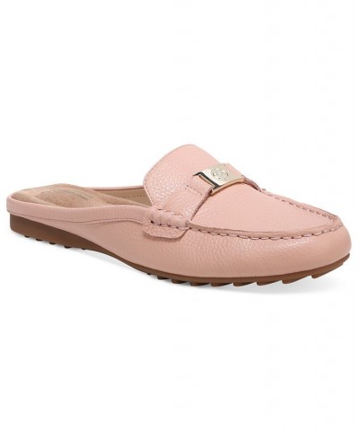 Dejaa Memory Foam Mule Loafer Flats Pink $42.79 Shoes