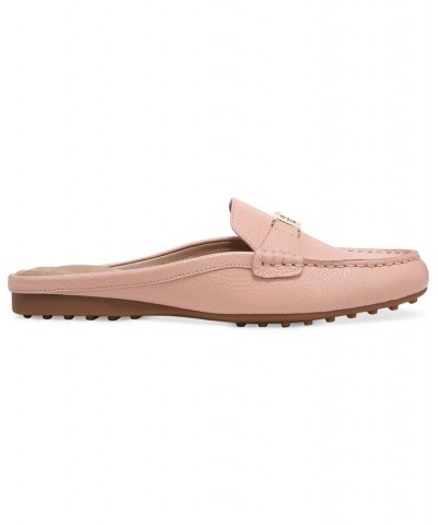 Dejaa Memory Foam Mule Loafer Flats Pink $42.79 Shoes