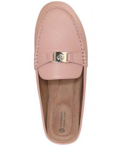 Dejaa Memory Foam Mule Loafer Flats Pink $42.79 Shoes