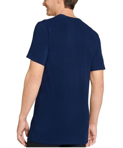 Men's 3-Pk. Stretch Crewneck T-Shirts Blue $15.81 Undershirt