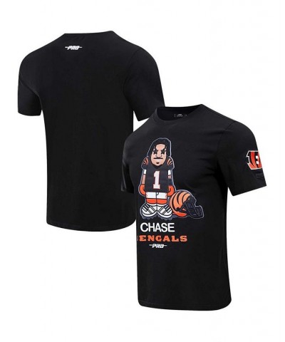 Men's Ja'Marr Chase Black Cincinnati Bengals Player Avatar Graphic T-shirt $35.00 T-Shirts