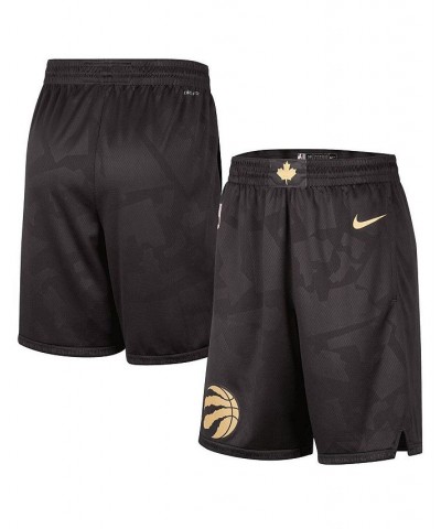 Men's Black Toronto Raptors 2022/23 City Edition Swingman Shorts $39.26 Shorts