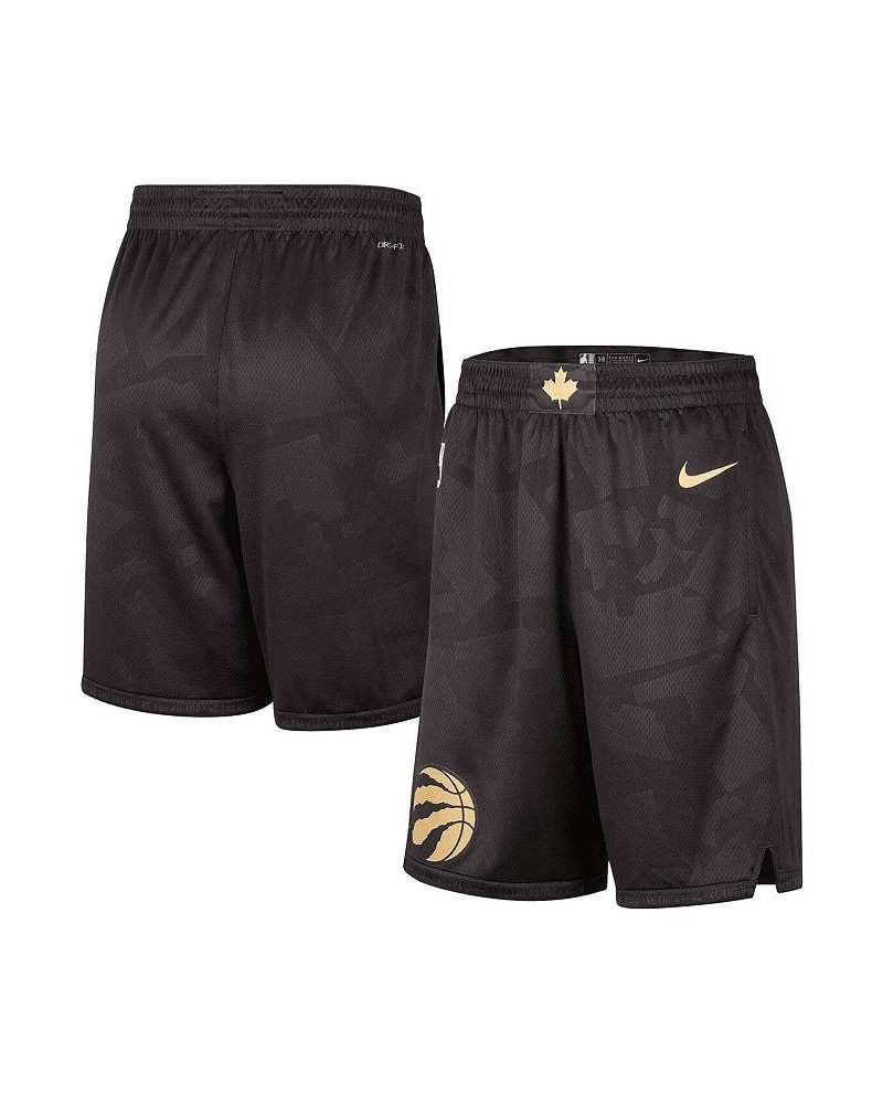 Men's Black Toronto Raptors 2022/23 City Edition Swingman Shorts $39.26 Shorts