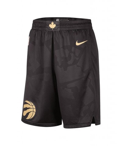 Men's Black Toronto Raptors 2022/23 City Edition Swingman Shorts $39.26 Shorts