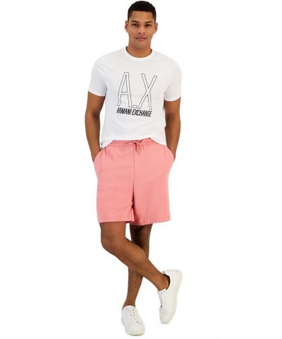 Men's Logo Drawstring Shorts Orange $33.28 Shorts