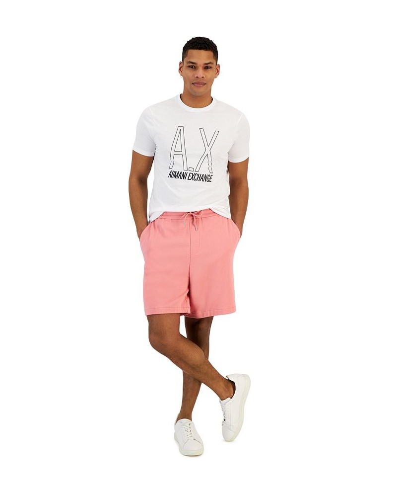 Men's Logo Drawstring Shorts Orange $33.28 Shorts