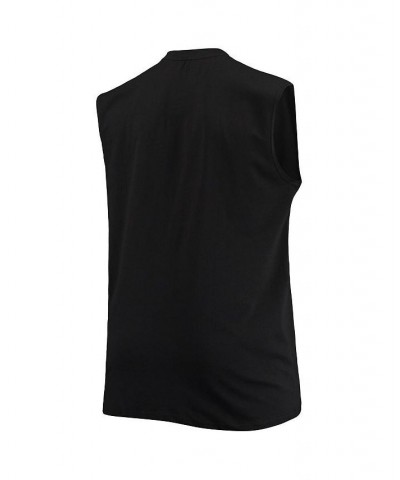 Men's Black Las Vegas Raiders Big and Tall Muscle Tank Top $16.66 T-Shirts