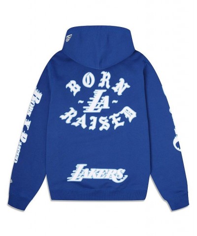 Men's Born x Raised Royal Los Angeles Lakers Heavyweight Pullover Hoodie $41.40 Sweatshirt