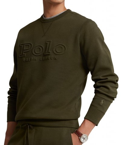 Men's Logo Double-Knit Sweatshirt Green $38.05 Sweatshirt