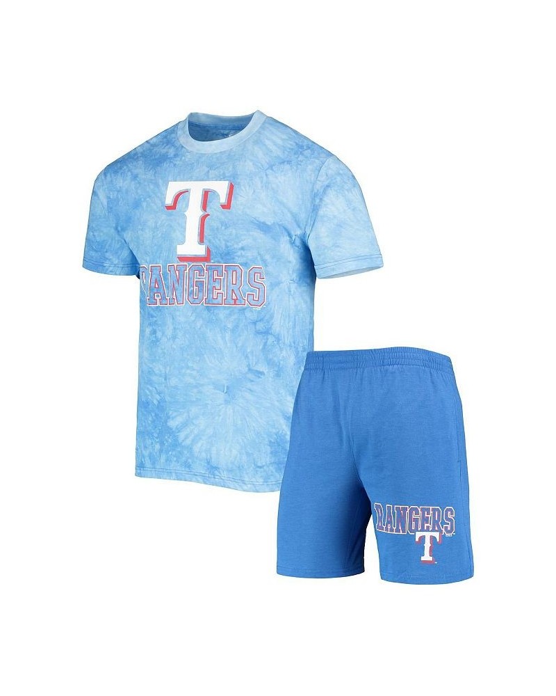 Men's Royal Texas Rangers Billboard T-shirt and Shorts Sleep Set $23.03 Pajama